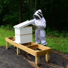 3 Layer Bee Suit with Fencing Veil One Pair Gloves Sting Proof Ventilated Beekee
