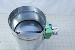 Duro Zone HVAC Round Motorized Air Damper w/ 35138 Motor NEW Scratch & Dent