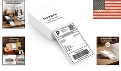 4×6 Thermal Printer Labels – 220 Sheets, BPA/BPS Free & Strong Adhesive