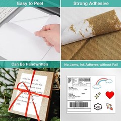 50-20000 Count Half Sheet Shipping Labels 8.5×5.5 Self Adhesive for Laser Inkjet