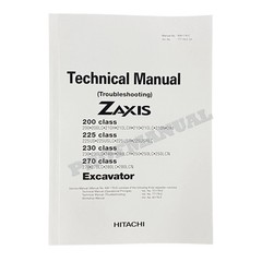 HITACHI ZX200 ZX225 Excavator Service manual Troubleshoot TT178-E-04 Big Schemes