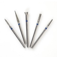 Dental Lab Polishing Burs Drills Tungsten Steel Carbide Bur HP 2.35mm 10pcs/set