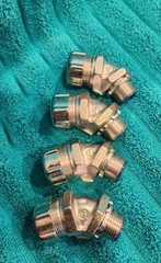 NEW LOT OF 4 THOMAS & BETTS 5342 LIQUIDTIGHT 45° CONDUIT ELBOW 1/2″ CONNECTOR