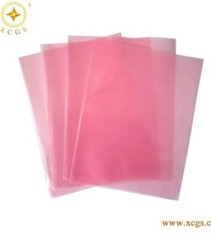 100 Pack Flat Anti-static Bags 6″ x 8″ 2 Mil Large Pink Poly Bag Open Ended