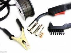 AUTO WIRE FEED 120 AMP MIG FLUX WELDER MACHINE MIG WELDING NO GAS WELD 110V