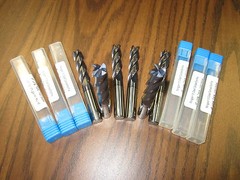 6pcs 1/2″x2x4 long length Carbide End Mills Tialn Coated 4 Flt S/E –new