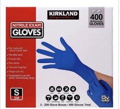 Kirkland Signature Nitrile Exam Gloves Powder-Free Small 2 Boxes 400 Total