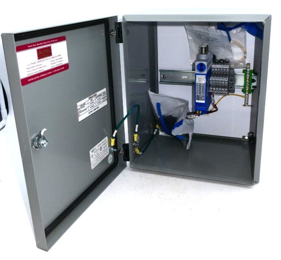 Saginaw SCE12108ELJ Enclosure Ashcroft DXLdp Differential Pressure Transducer MJ