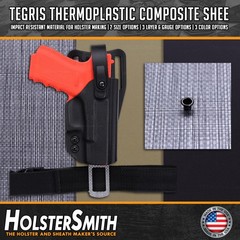 TEGRIS Thermoplastic Composite Sheet – (8 x 12 in.) – (Silver/Gray) – (6 Layer/.