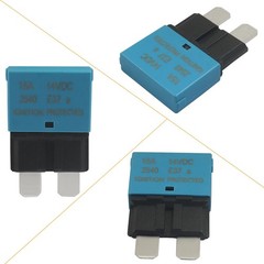 Litoexpe 2 Pack 15A Auto Reset Circuit Breaker, ATC/ATO Low Profile Mini Blad…