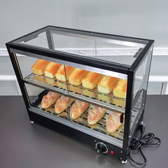 Bakery Oven Countertop Warmer Showcase Display Shelf 86 to 120 Degrees F