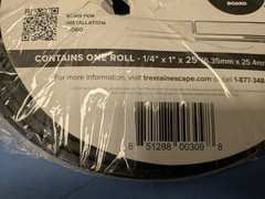 New Trex RainEscape Wall Flash 1″ x 1/4″ x 25′, Distressed Packaging. Free Ship.