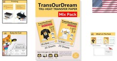 Tru-Heat Transfer Paper for Dark & Light Fabrics