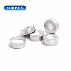 10000pcs 20mm Aluminum Crimp Cap PTFE/White Silicone Septa F 10ml Headspace Vial