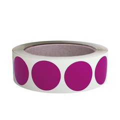 Royal Green Colored Labels Roll 1 1/4 Inch (3cm) Color-Coding Dot Stickers 30mm