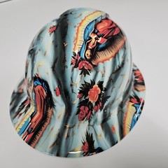 full brim hard hat hydro dipped OUR LADY GUADALUPE NUESTRA SEÑORA GUADALUPE