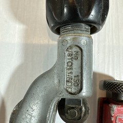 Lot of 8 different instruments,pipe cutters,Junior Tube Cutters, Husky, Gatco