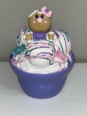 Gingerbread Candy Ice Cream Dessert Handmade Faux Fake Food Purple