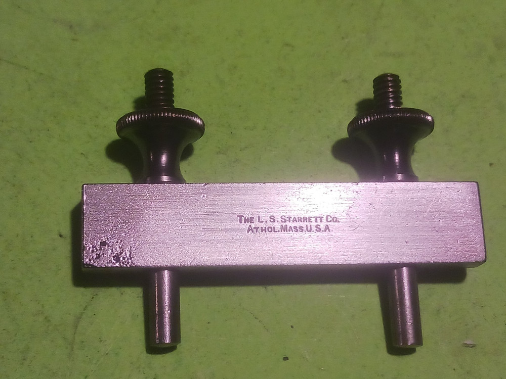Vintage The L.S. Starrett Co. No.299 Steel Rule Attachment Clamp.works great