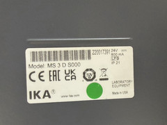 IKA MS 3 Digital w/ MS 3.4 Microtiter Attachment Pre-owned w/Warranty