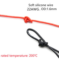 20 Sets Mini Micro JST-PH 2.0Mm 2 Pin Male Connector with 10Cm Silicone Wire Cab