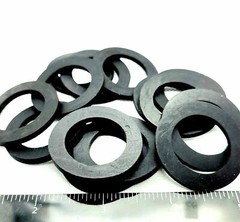 1″ ID Rubber Flat Washers 1 1/2″ OD 1/8″ Thick Spacer Gasket Damper High Quality