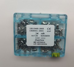 20Sets/Box Dental Buccal Tubes Non-cov Mesh Base 1st 2bd Molar 022 Roth/MBT Mesh