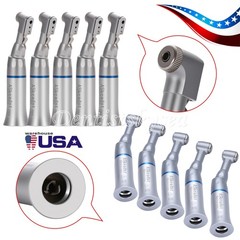 1-5 Dental Slow Low Speed Handpiece Contra Angle Push Button/Latch E-type