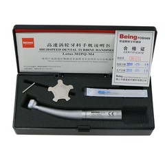 US BEING Dental Handpiece Fiber Optic High Speed Turbine Coupler 4/6Hole FG Burs
