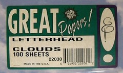 Stationary Paper Letterhead – Clouds (100 sheets) Laser-Inkjet Compatible Sealed