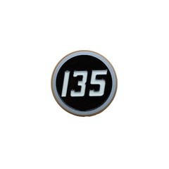 PLASTIC MEDALLION HOOD EMBLEM Fits Massey Ferguson MF 135 UK zbox_mpn_15057