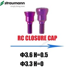 US RC Dental Healing Abutment & Closure Cap Fits Straumann CrossFit BLT Platform