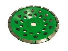 7 inch cup wheel for fast surface grinding of concrete, 7/8″ non-threaded arbor