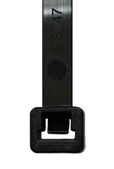 Extreme Cold Weather Black 11″ Inch Cable Zip Ties 50 Pounds Tensile Strength…