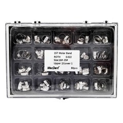 MacDent Dental Ortho 16#-35# Bands with Buccal Tube For 1st Molar Roth/MBT 022
