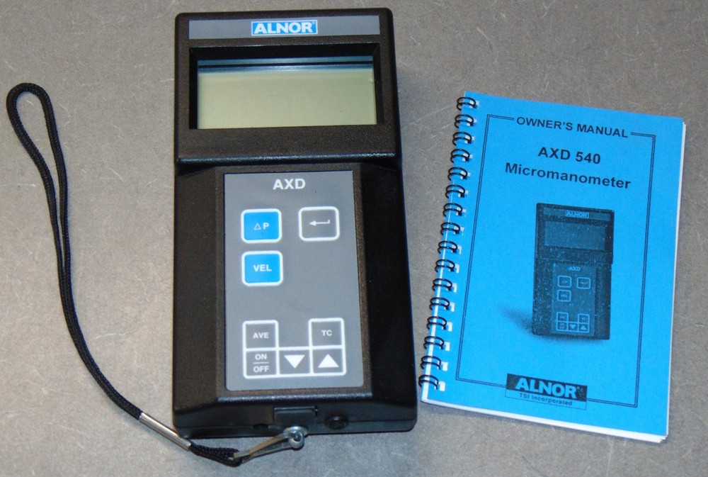 ALNOR AXD 540 Micromanometer