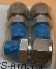 SWAGELOK SS-810-1-4 MALE CONNECTOR 1/2″ TUBE OD X 1/4″ MALE NPT – LOT OF 3PCS