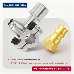 4Pcs BPV-31 Bullet Piercing Valve Kits, Refrigerator Piercing Valve with 7/16″ R