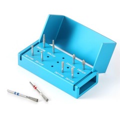 Kit de Fresas de Diamante para Zirconia FG 1.6mm para Turbina de Alta Velocidad