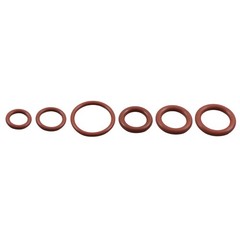 180 Pcs O-Ring Brown Metric FKM O-Ring Kit Fit High Heat Applications