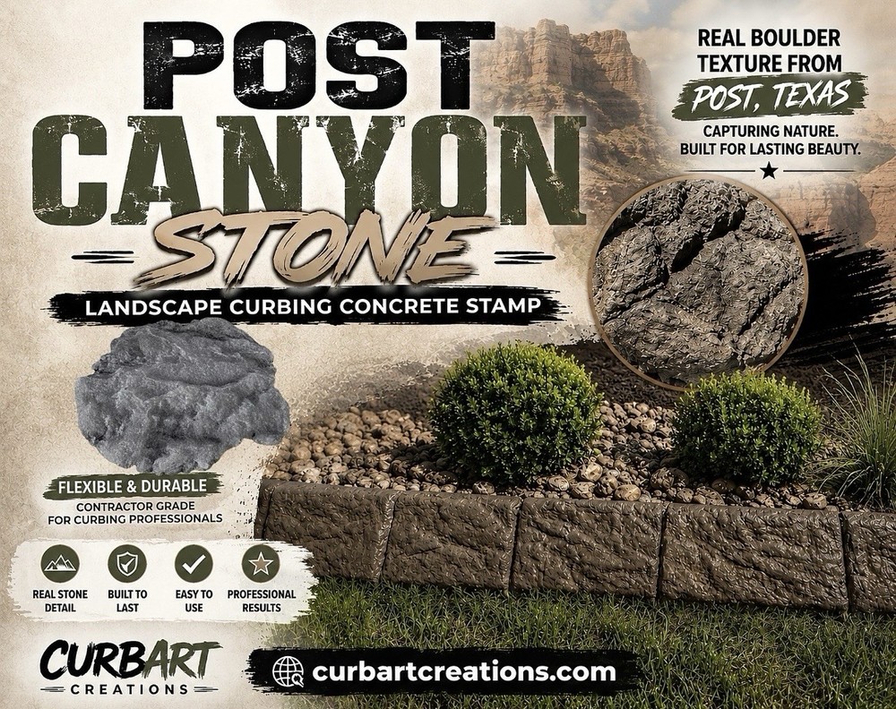 Post Canyon Stone Landscape Curbing Texture Skin Natural Stone Texture