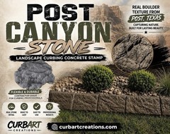 Post Canyon Stone Landscape Curbing Texture Skin Natural Stone Texture