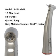 LANJING Dental Electric Handpiece 1:5 Fiber Optic Contra Angle Mini NSK E Type