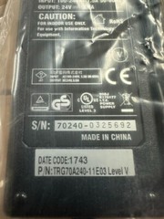 1PCS NEW ORIGINAL CINCON TRG70A240-11E03 AC ADAPTER