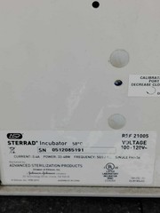 ASP 21005 Sterrad 58°C Advanced Sterilization 18-Place Well Incubator