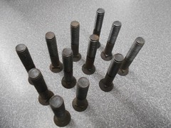 Plow Bolt 7/16″ x 2-1/2″. (LOT OF 12) Grade 5 Plow Bolts. New Old Stock!