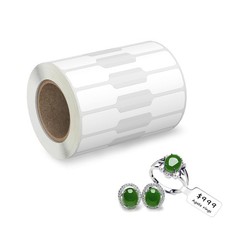 500Pcs Jewelry Tags Roll Price Identify Jewelry Price Tags Stickers Labels Ring.