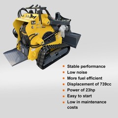 Brand New 23HP Mini Skid Steer Track Loader Twin Cylinder US STOCK Fast Delivery
