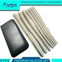 NEW 8 HEGAR DILATOR SOUNDS SET 7.5″GYNO SURGICAL INSTRUMENTS ( PREMIUM GRADE )