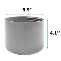 Qualward Air Conditioner Hose Extention Coupler 5.9 Inches, Portable AC Exhau…